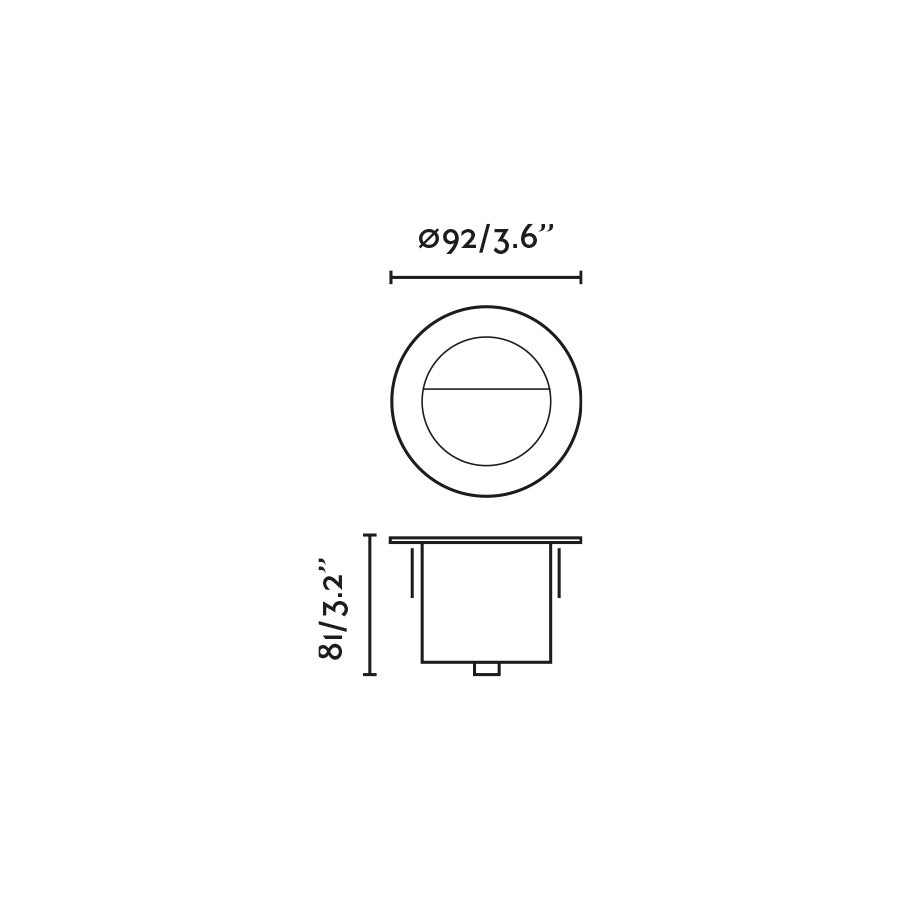 GRUND Wallwasher nero anodizzato 7W 3000K 24V