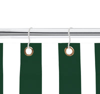 Tenda da sole tessuto resistente per esterno, Terrazzo, con anelli lavabile frange pizzo, da Balcone - Verde - 280x295 cm