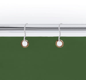 Tenda da sole tessuto resistente per balcone con anelli lavabile a caduta - Verde - 200x295 cm