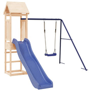 Area giochi esterna 238 x 321 x 207 cm in legno di pino massiccio 02_0004795