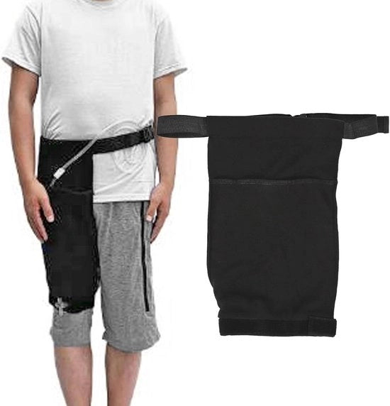 Supporto per catetere per gamba - Stabilizzatore per sonda urinaria - Sistema di fissaggio confortevole