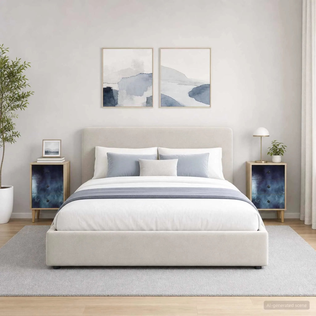 Armadio da Notte RAALTE 2 pz Rovere Sonoma 36 x 33 x 60 cm 8007276