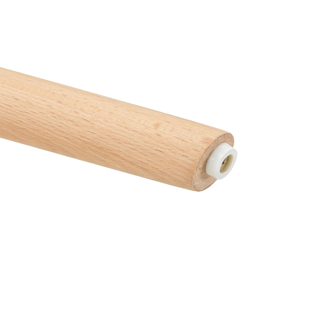 Tavolo da pranzo rotondo con cestello sospeso, 2-4 posti, in MDF e legno massiccio, per piccoli spazi, bianco, Ø 80 cm