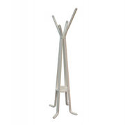Attaccapanni a stelo legno bianco 4 braccia cm 50h180