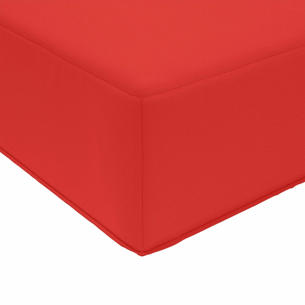 Cuscino per divano da esterno 3 pcs Rosso Poliestere 900869