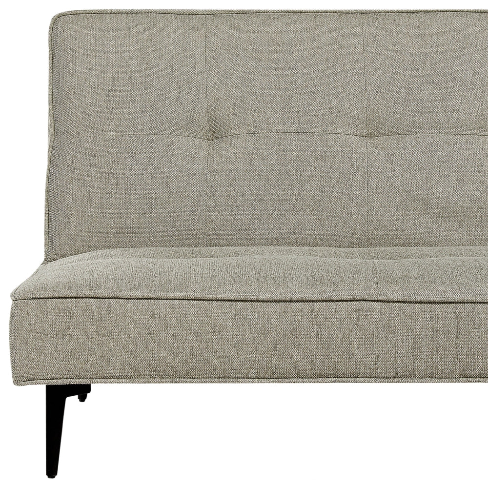 Divano letto in tessuto verde chiaro Soggiorno moderno trasformabile a 3 posti senza braccioli Design minimalista