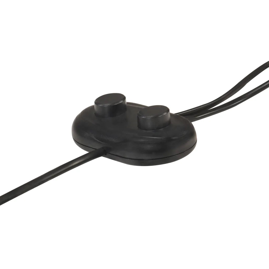 Lampada da Pavimento con 2 Paralumi Argento E27 in Ghisa CFW5499510