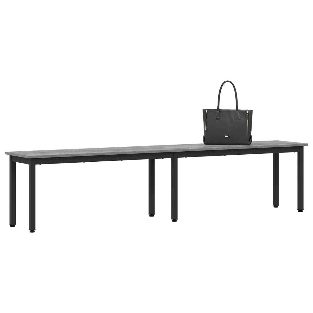 panchina Grigio Sonoma 200 x 35 x 45 cm Legno ingegnerizzato 892611