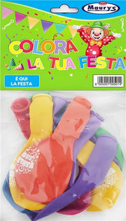 MAURY'S PALLONCINI MULTICOLOR "E' QUI LA FESTA"