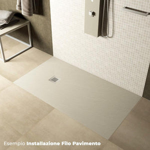 Piatto Doccia in Pietra 100x170 cm Pedrinelli Ardesia Stone Side Sabbia