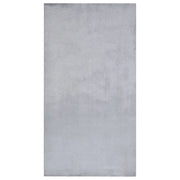Tappeto Shaggy Artificiale di Coniglio in Pelliccia Ecologica Morbido e Soffice 80 x 150 cm Grigio Chiaro