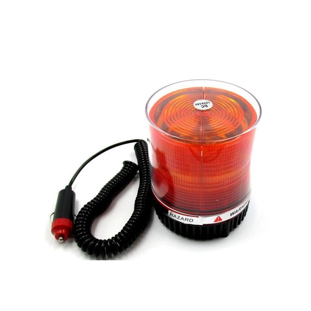 Trade Shop - Lampeggiante Emergenza Girofaro Base Magnetica 12v Lampada Auto Hb-801f -