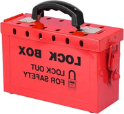 Cassa di Blocco per Sicurezza con 12 Slot - Box per Blocco di Gruppo in Acciaio Resistenziato - Stazione per Blocco di Gruppo - Soluzione di Blocco e Tagout Sicura - Ideale per la Sicurezza Industriale - Prevenzione di Incidenti e Situazioni di Emergenza