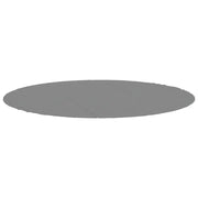 Telo Sotto Piscina Grigio Chiaro ?396 cm Geotessile Poliestere
