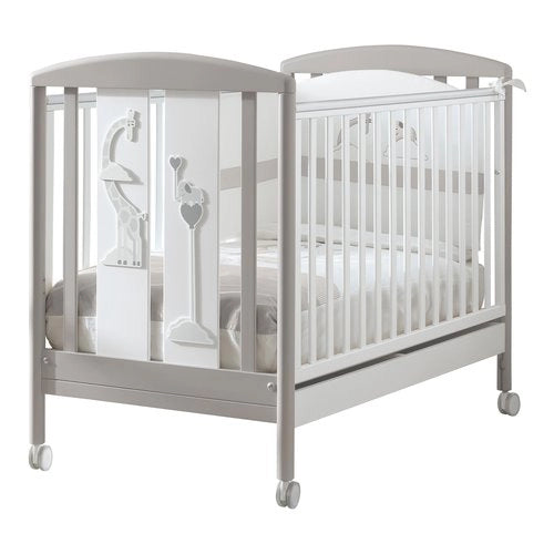 Lettino pali 0127savanagr savana bianco grigio bianco grigio