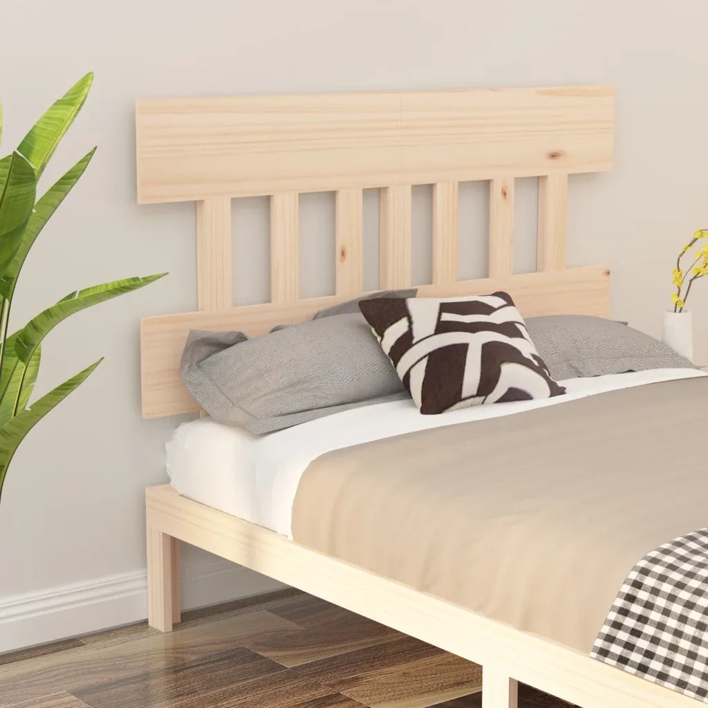 Testiera | Testata per Letto 203,5x3x81 cm in Legno Massello di Pino