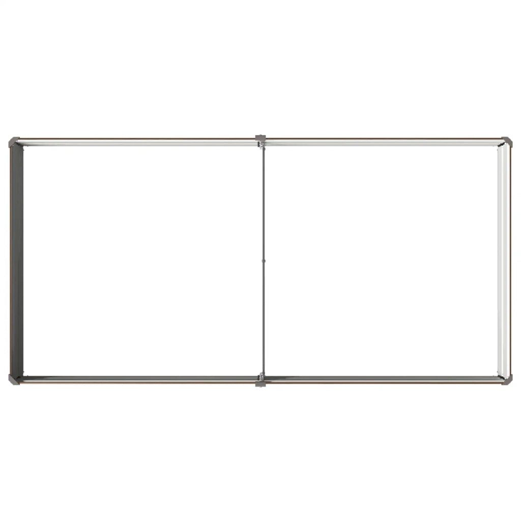 Letto rialzato da giardino Nero 160 x 80 x 24 cm 8006473