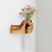 Decorazione unica per la casa - ritratto di muro con vaso - scultura artistica manuale