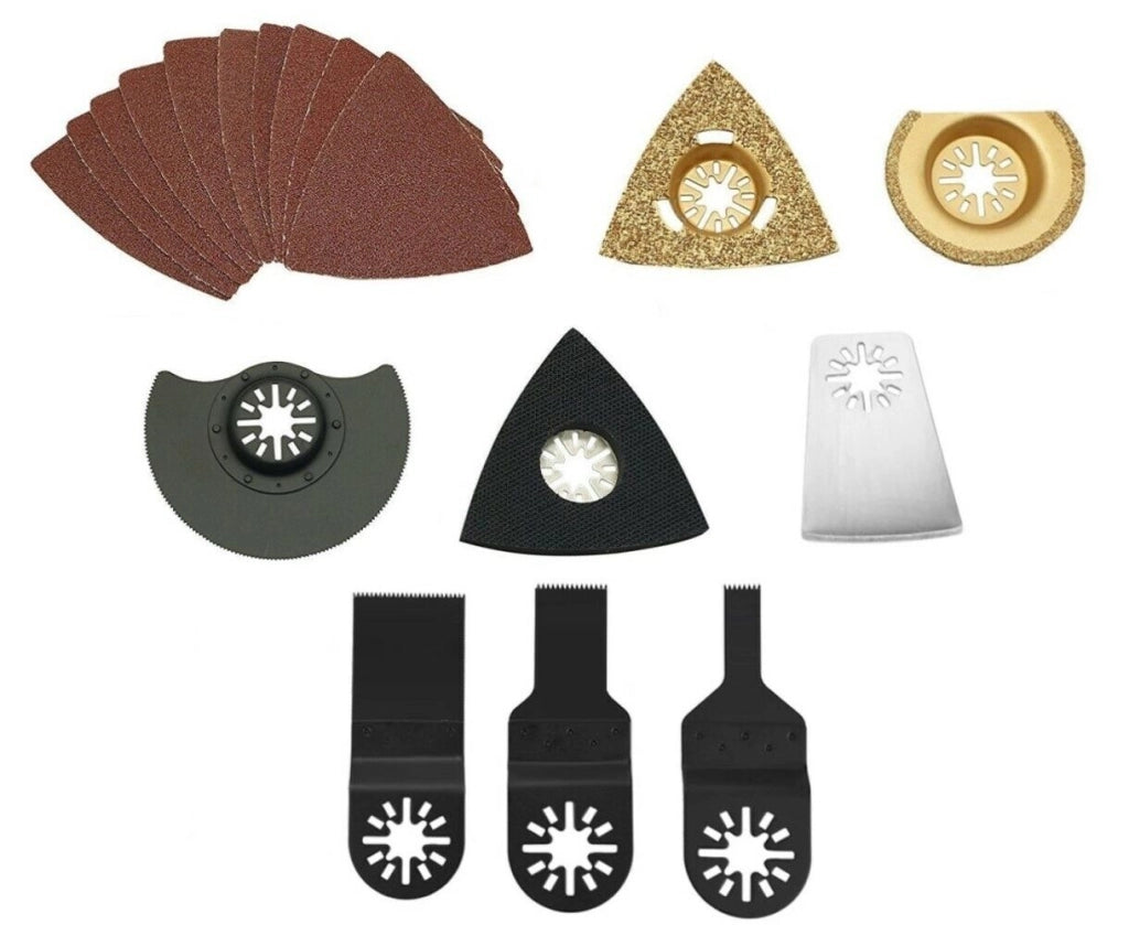 Utensile oscillante multifunzione 260W + accessori taglio levigatura ROM-260
