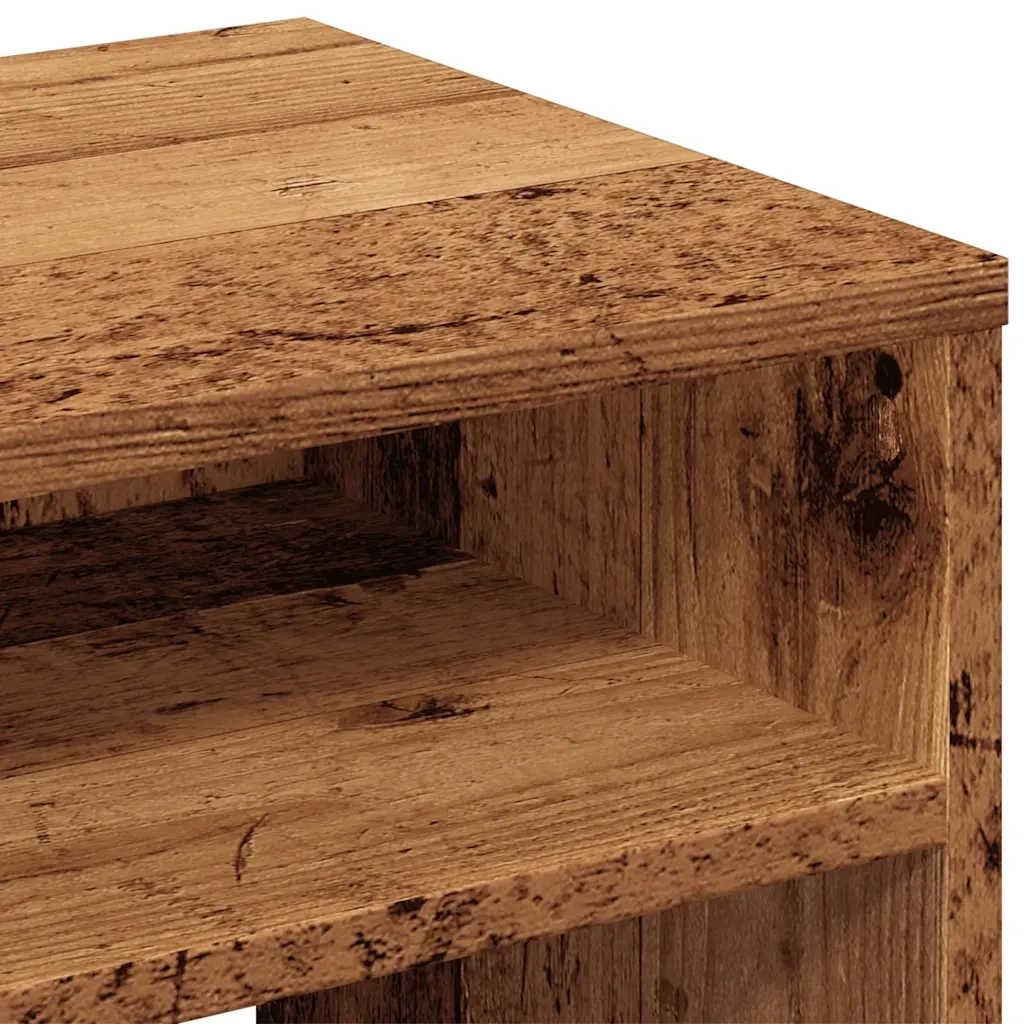 Comodino Legno Vecchio 40x30x40 cm in Truciolato