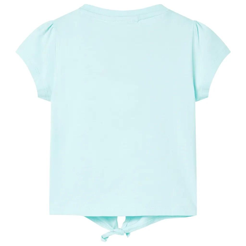 Maglietta da Bambina Acqua Chiaro 140