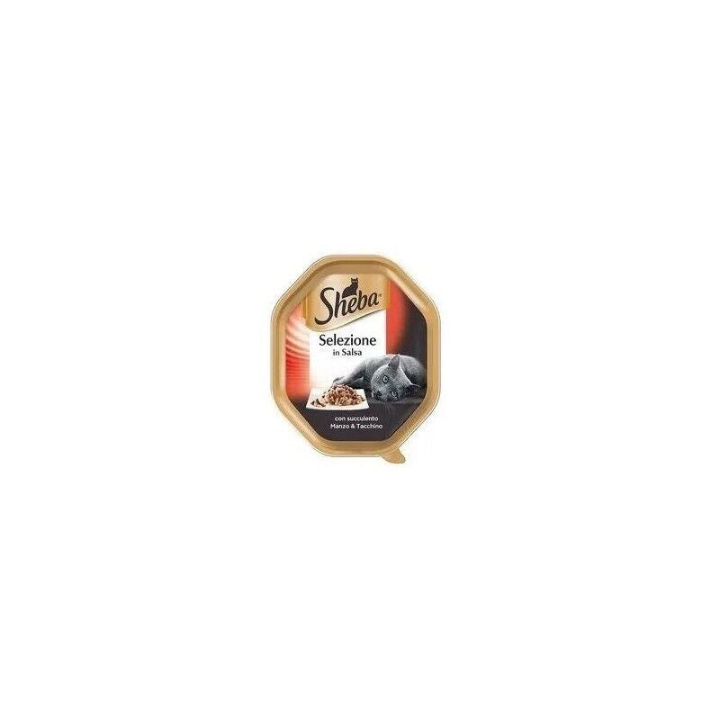 SHEBA SELEZIONE GATTO PATÈ DI MANZO E TACCHINO 85 GR OKX