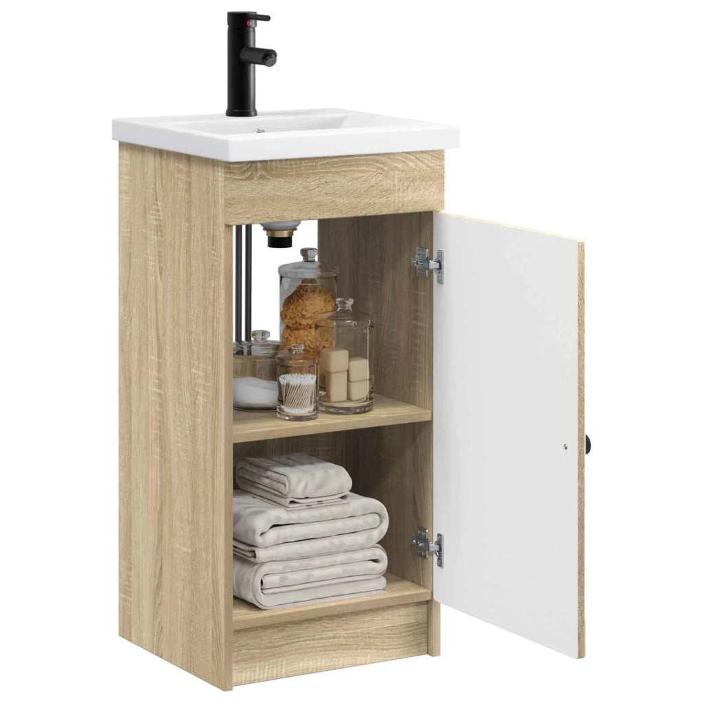 Mobile da bagno con lavabo Rovere Sonoma 42 x 40 x 84,5 cm