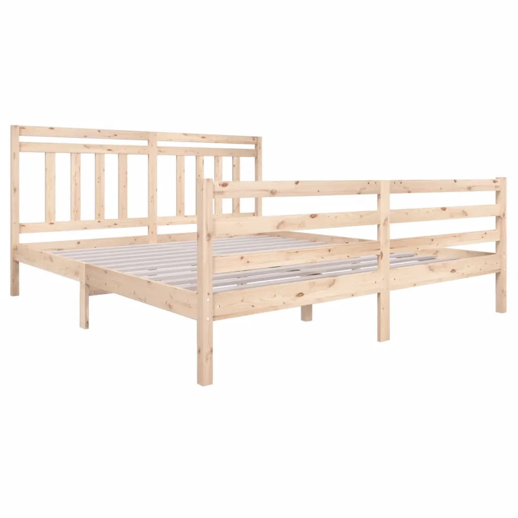 Giroletto-Struttura Letto 180x200 cm Super King in Legno Massello 287790