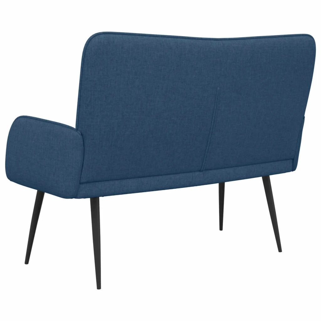 Divano a 2 Posti Blu 115 x 61 x 87 cm Tessuto 42028910
