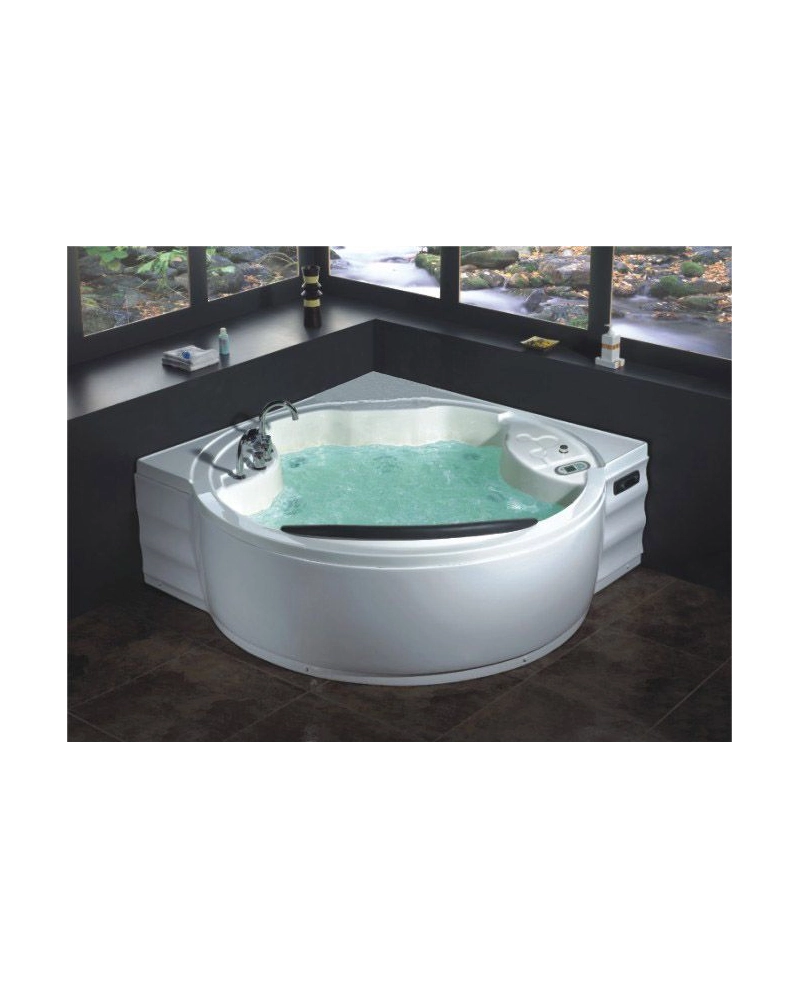 Vasca da Bagno Due Posti Idromassaggio 180x180cm Ozono Full Sicorage Oblo