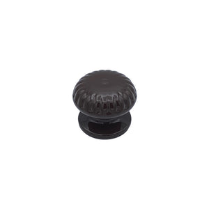 Pomolo fisso per porta SAGUATTI 861/70UB in alluminio marrone lucido