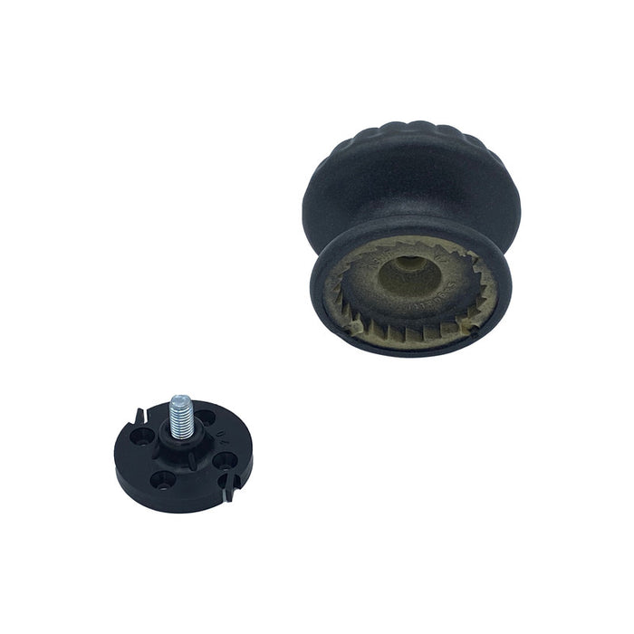 Pomolo fisso per porta SAGUATTI 861/80YAB in alluminio grigio opaco