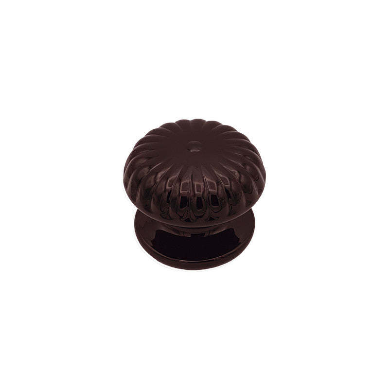 Pomolo fisso per porta SAGUATTI 861/80UB in alluminio marrone lucido