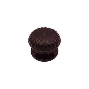 Pomolo fisso per porta SAGUATTI 861/80UB in alluminio marrone lucido