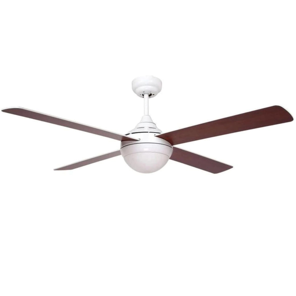 Sulion Sulion 072817 Bianco Pino Ventilatore Bianco a Soffitto Con Luce 4 Pale e Telecomando