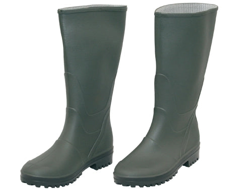 STIVALI IN PVC VERDI GINOCCHIO 42