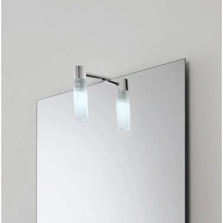 LAMPADA LED SPECCHI 4W H12CM IP44 IN ABS CROMO