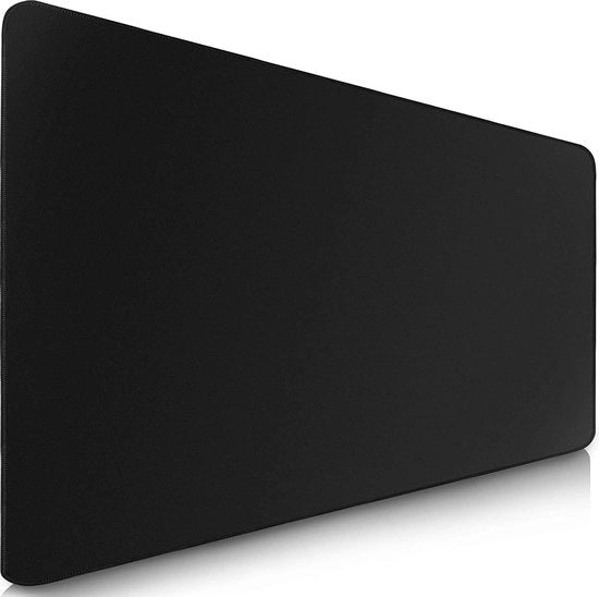 Tavolo da disegno XXL 900x400mm con bordi senza bordi - anti-slip - mouse pad estensibile - supporto per scrivania - nero - migliora velocità e precisione.