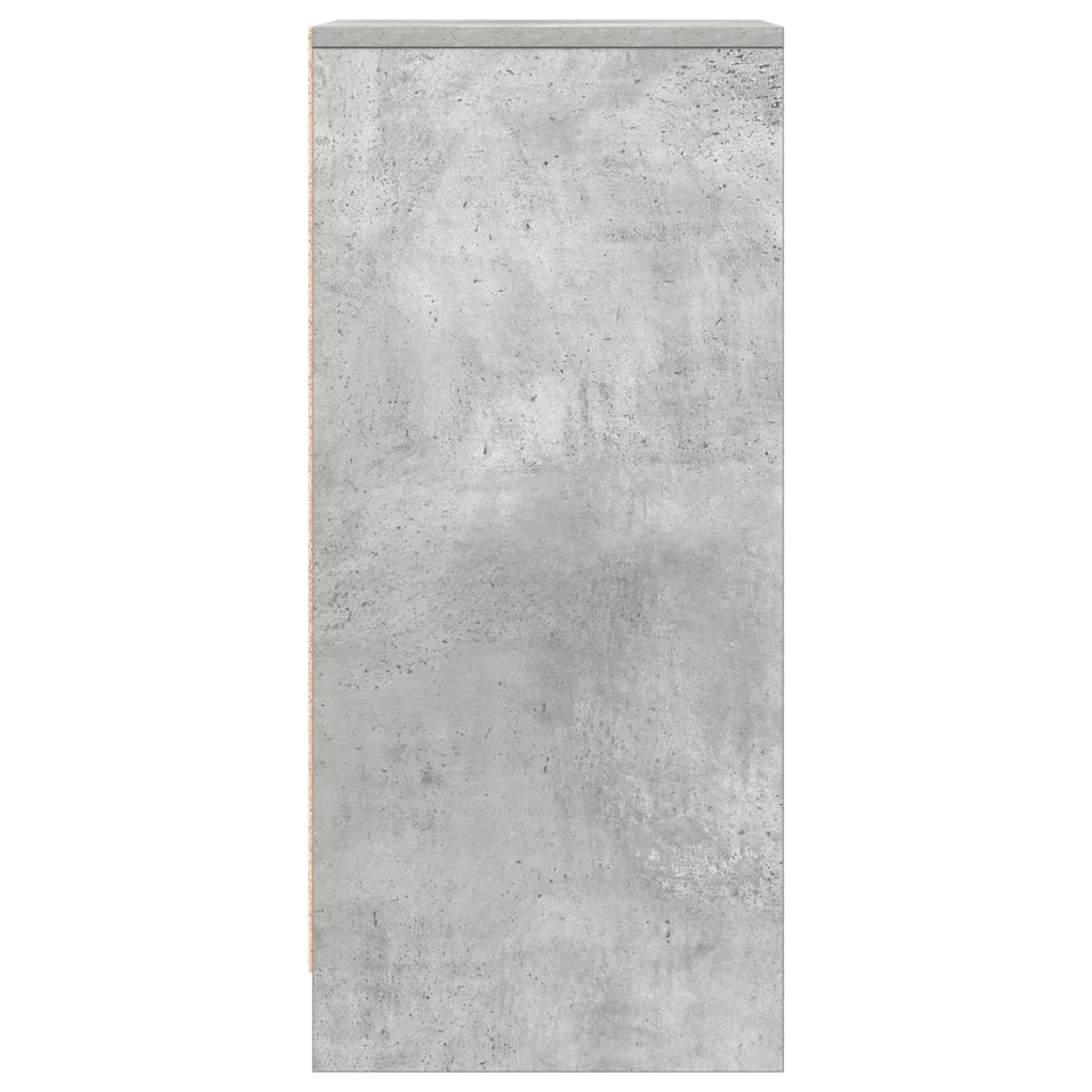 Credenza Grigio Cemento 29,5x34x76 cm in Legno Multistrato 861610