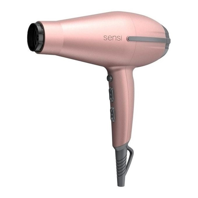 Ga.ma GH3319 Tempo 5D Sensi Asciugacapelli 2200 W Ceramica Ioni e Ozono 2 velocita' 3 temperature bocchetta e diffusore colore Rosa