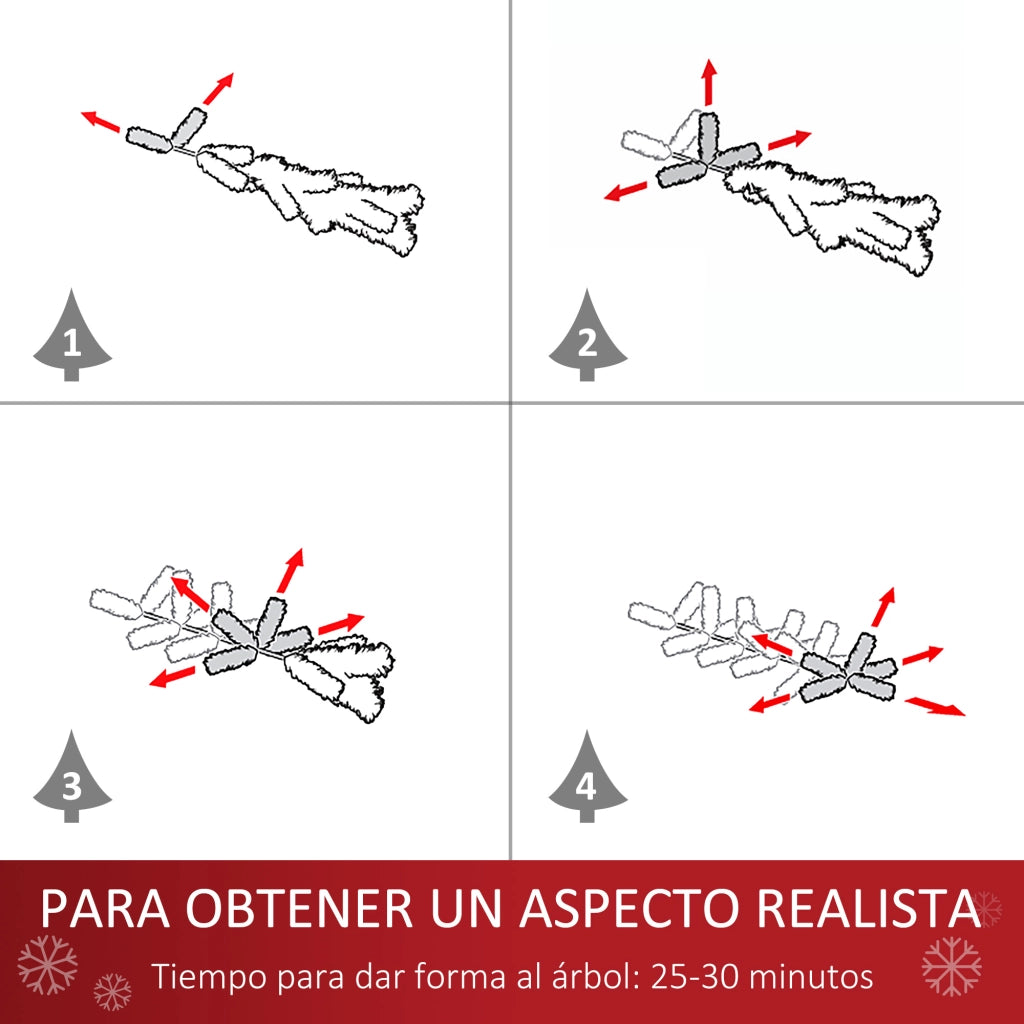 Albero di Natale Artificiale ¨C Xylo ¨C 180 cm 380 Rami Verde ?56 cm