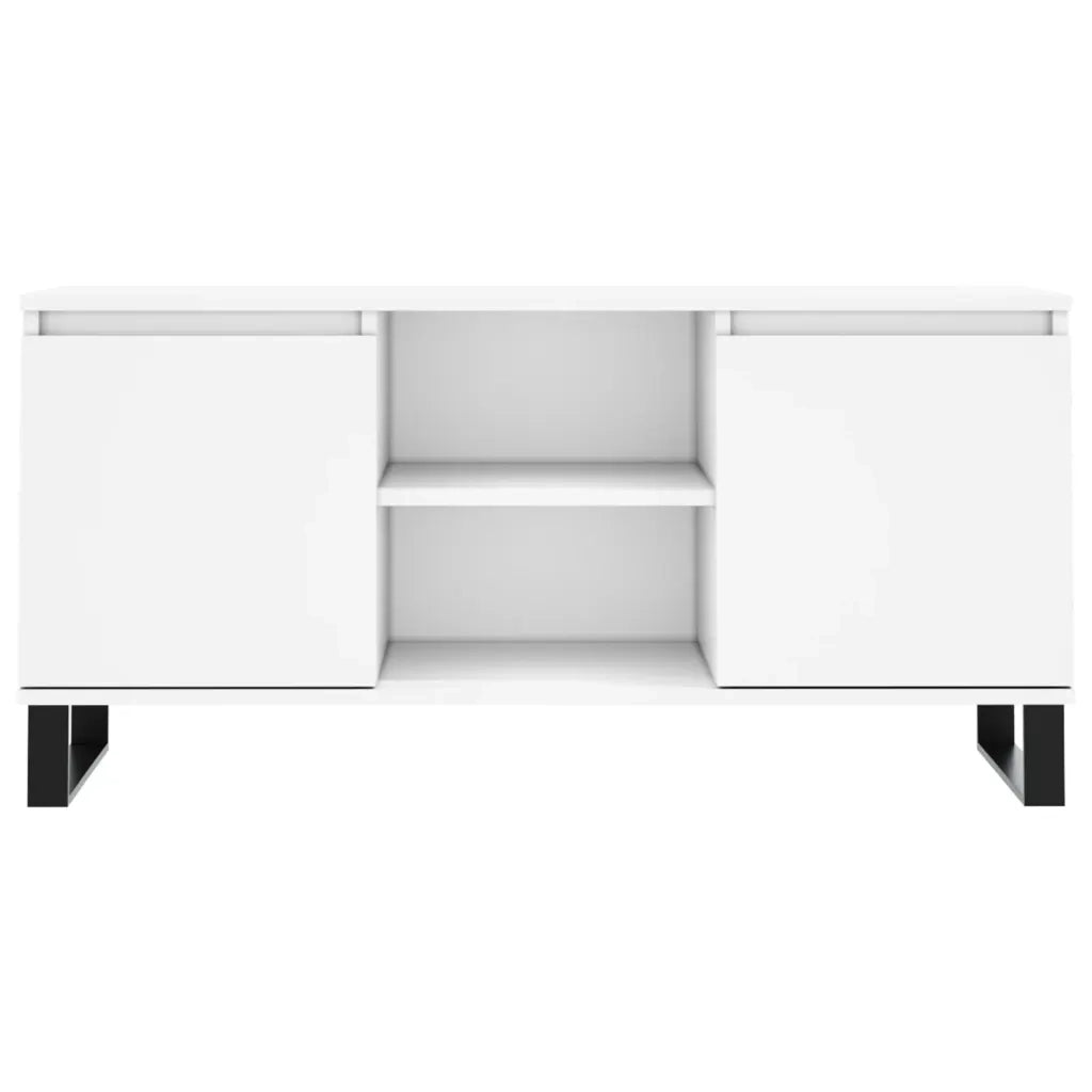 Mobile TV | Armadietto TV | Mobile Porta TV Bianco 104x35x50 cm in Legno Multistrato