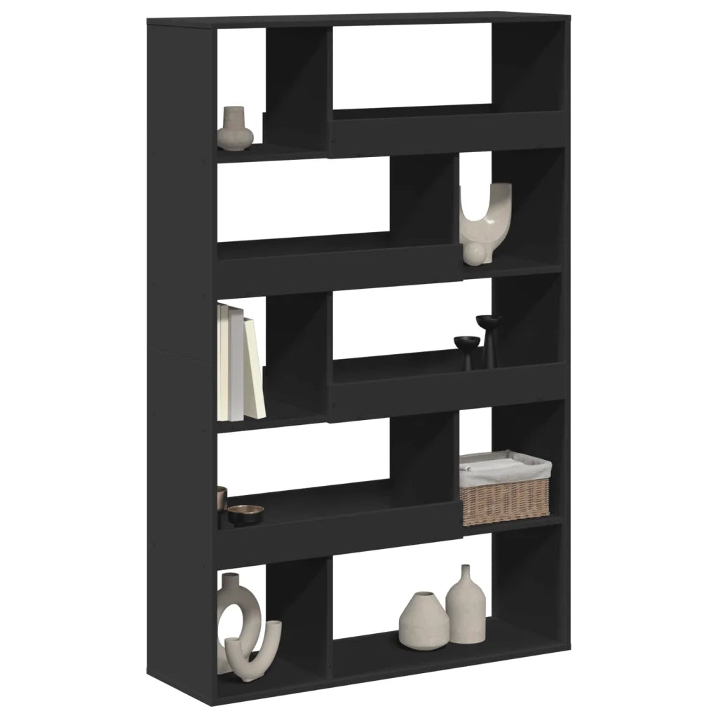 vidaXL Divisorio Stanza Nero 100x33x156,5 cm in Truciolato