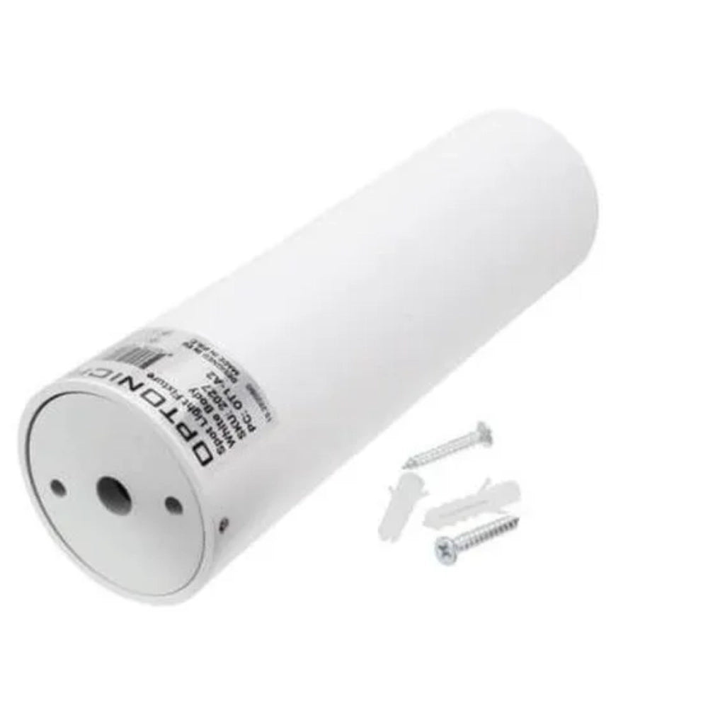 Base per faretti attacco gu10 in alluminio orientabile regolabile bianco