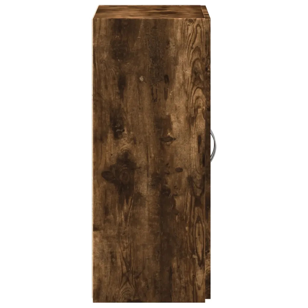 Schedario Rovere Fumo 60x32x77,5 cm in Legno Multistrato 840769
