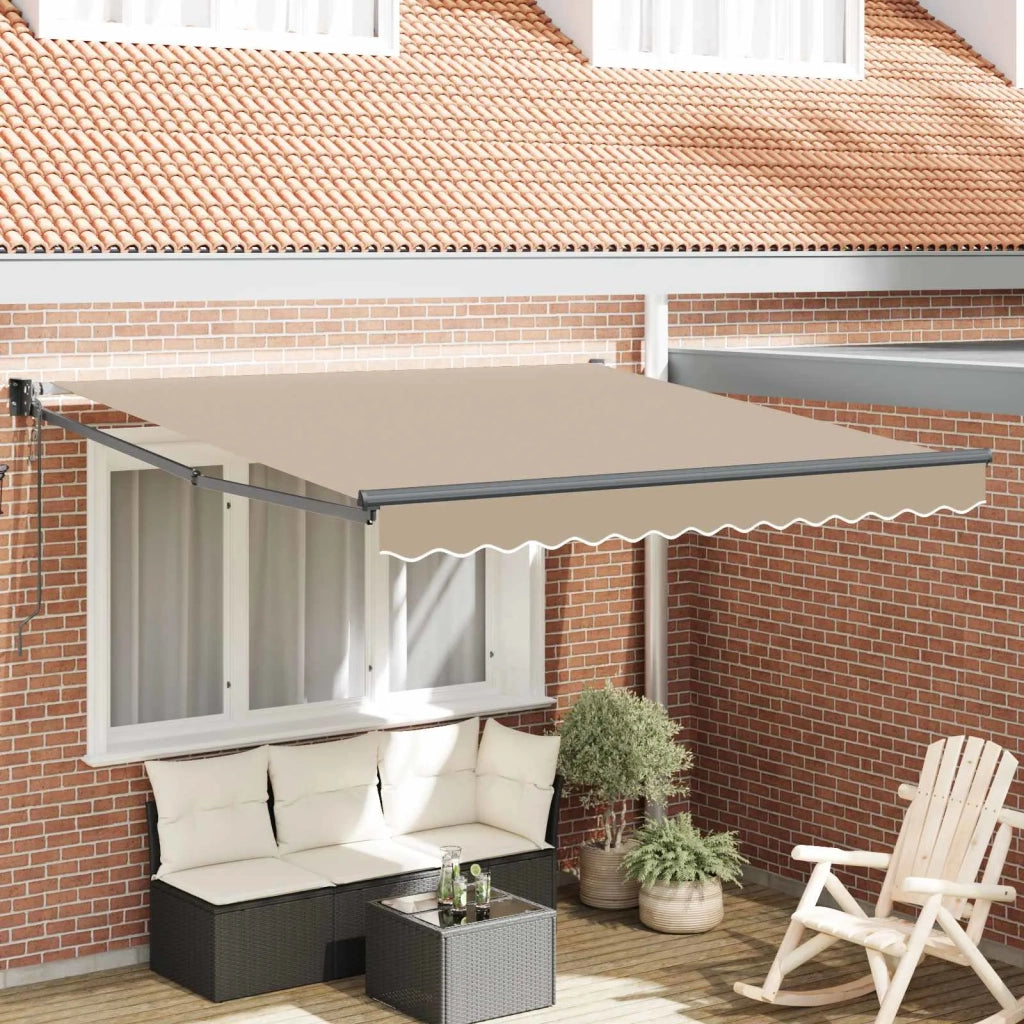 Tenda da Sole Beige 300 x 250 x 165 cm Poliestere 3330062