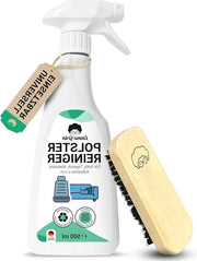Reinigatore per Banconi e Sedili Auto 500ml - Pulitore Duraturo per Banconi - Pulitore per Tessuti con Spazzola - Eliminatore Macchie Verdi di Emma - Prodotto di Germania pulitore per Mobili