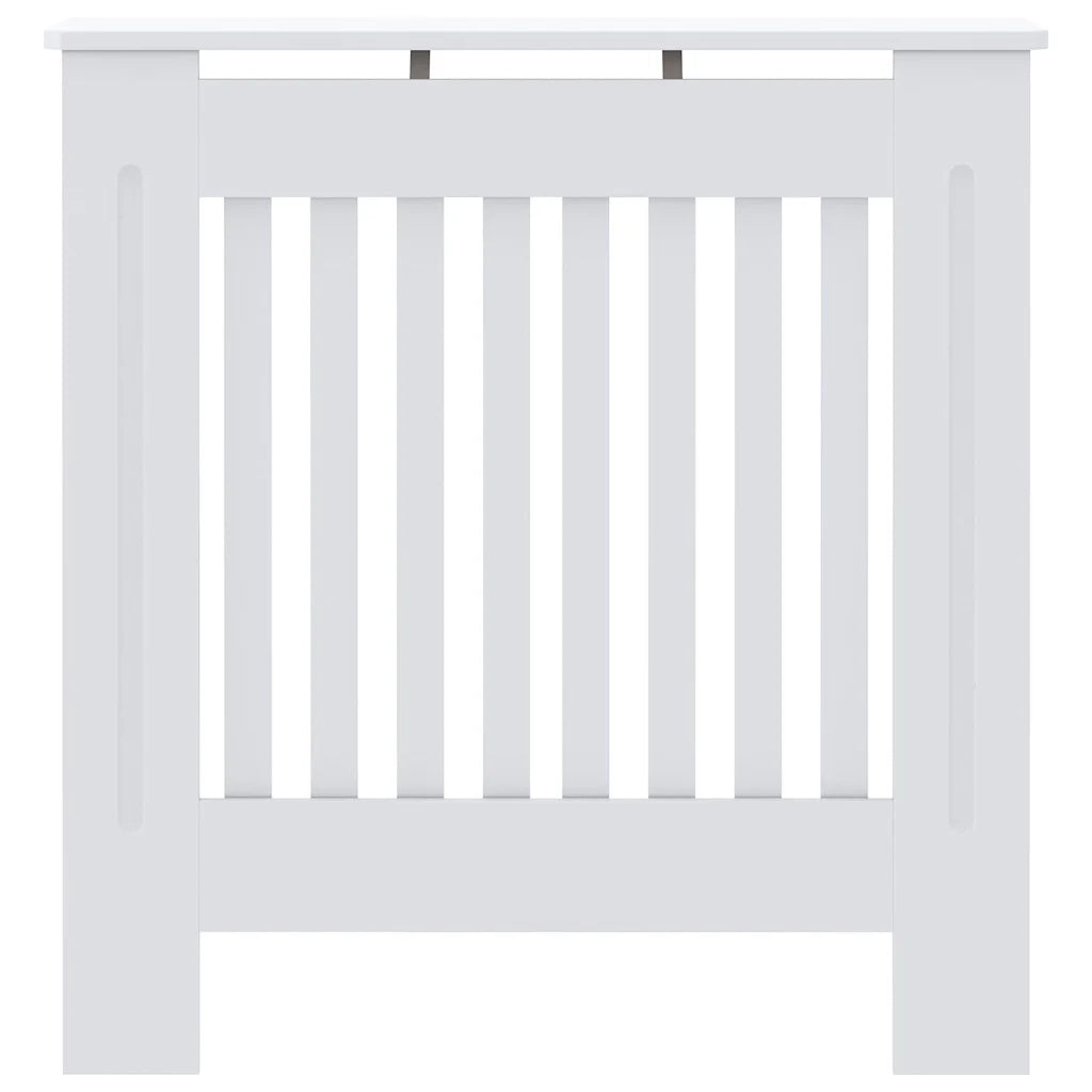 vidaXL Copertura per radiatori 2 pcs Bianco 78 x 19 x 81.5 cm