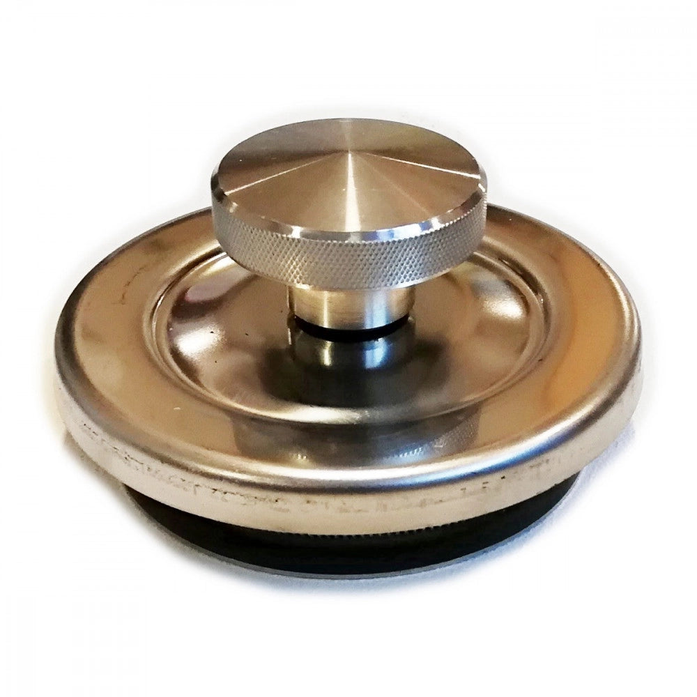 Tappo di chiusura inox aisi 304 per ispezione con molla espandente inox, diametro 180mm
