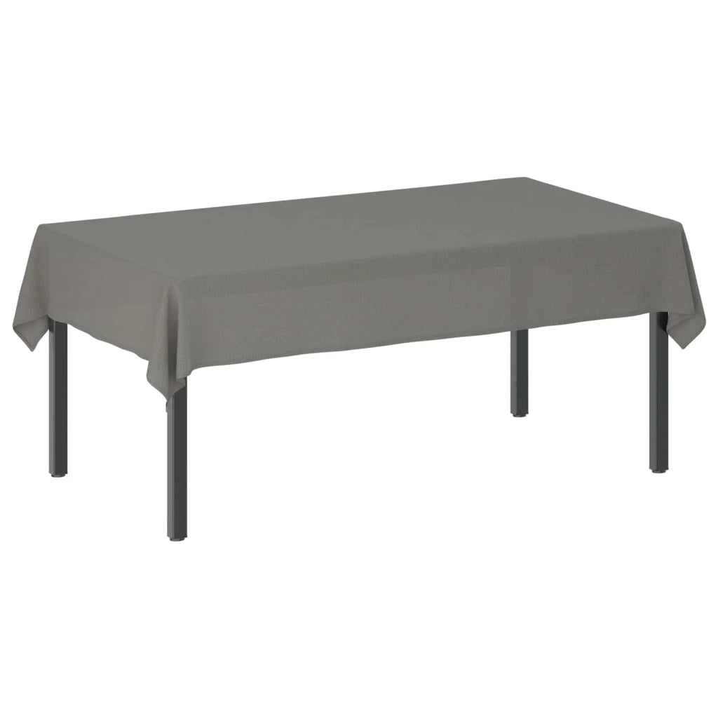 Tovaglia da Tavolo Rettangolare Grigio Chiaro 140 x 220 cm 42039996